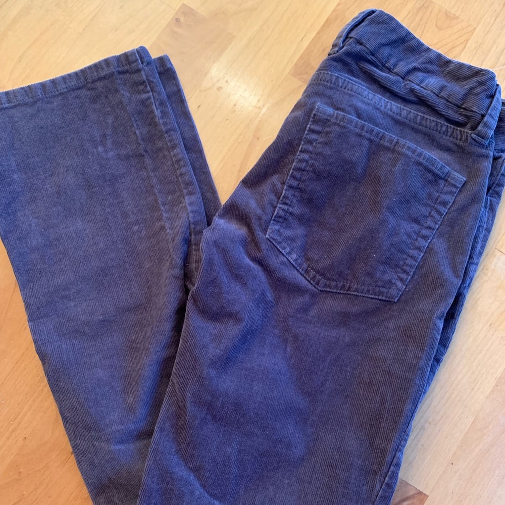 Purple/grey corduroy jeans